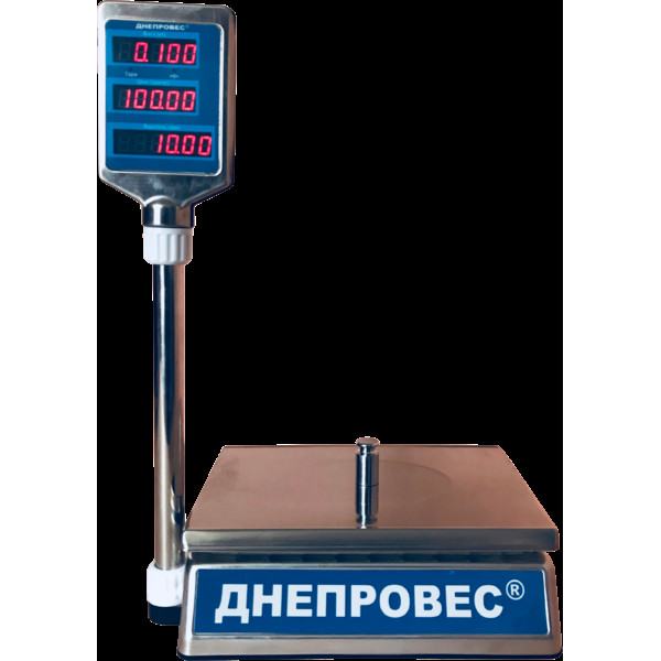 Ваги торговельні Днепровес ВТД-ЕЛС до 30 кг