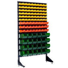 Стелаж металевий з лотками 1800 мм (105 ящиків)