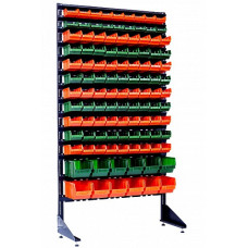 Обладнання для зберігання фітингів і деталей 1800 мм на 111 ящиків