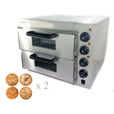Піч для піци 4+4х20 електрична PO2 GoodFood