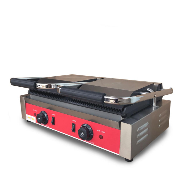 Гриль контактний GoodFood ECG20R Panini RED