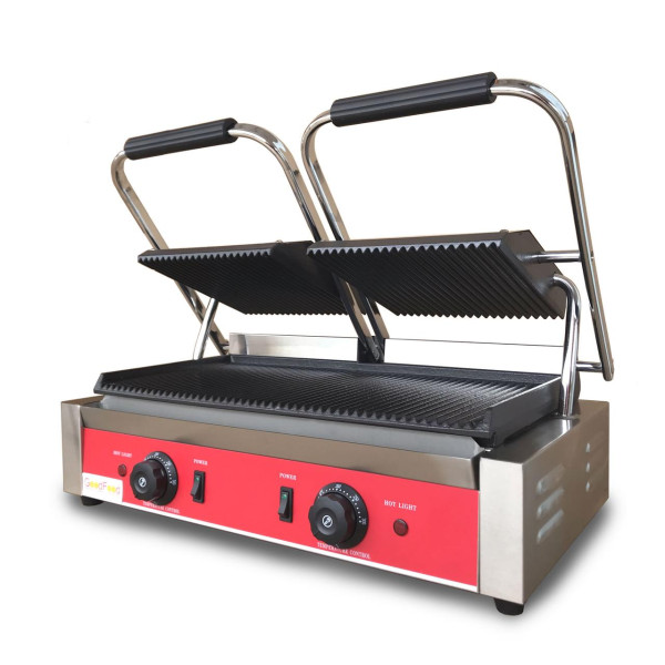 Гриль контактний GoodFood ECG20R Panini RED