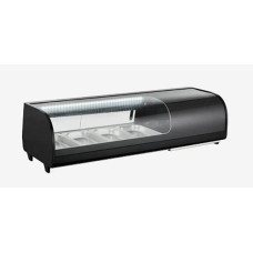 Вітрина холодильна для суші Hurakan HKN-VRS52L black