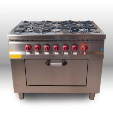 Плита газова промислова із газовим контролером  PIMAK 70S-M015-6F
