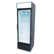 Шафа холодильна для напоїв GoodFood BC360BW2LED чорний/білий