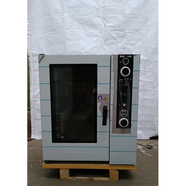 Піч конвекційна газова з пароволоженням 10 дек MAKSAN MKF-10G (балонний газ/220V)