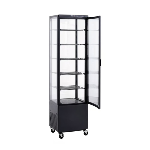 Холодильна вітрина Hurakan HKN-UPD278B BLACK