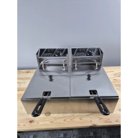 Фритюрниця електрична професійна Vektor-SZ82 (6+6 л)