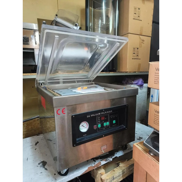 Вакуумний пакувальник машина пакувальна вакууматор Vektor DZG-500 220V з функцією газового наповнення