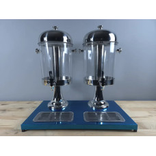 Диспенсер сокоохолоджувач для холодних напоїв VEKTOR JD-82 (дві ємності 8+8 л)