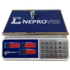 Ваги торговельні Днепровес ВТД-ЕЛ1 до 6, 15, 30 кг