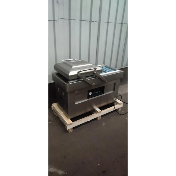 Двухкамерный вакуумный упаковщик вакууматор Vektor DZ-600/2CB (2 запаечные планки 600 мм)