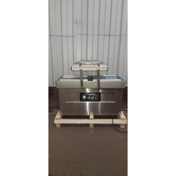 Двухкамерный вакуумный упаковщик вакууматор Vektor DZ-600/2CB (2 запаечные планки 600 мм)