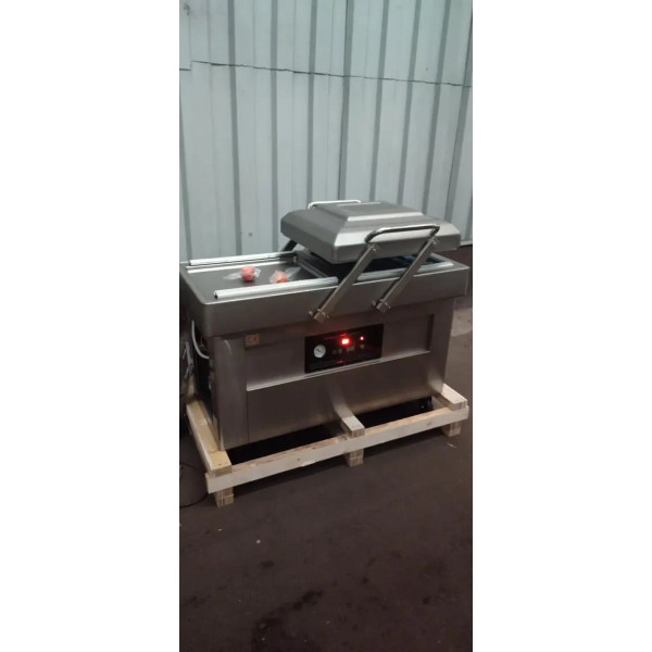Двухкамерный вакуумный упаковщик вакууматор Vektor DZ-600/2CB (2 запаечные планки 600 мм)