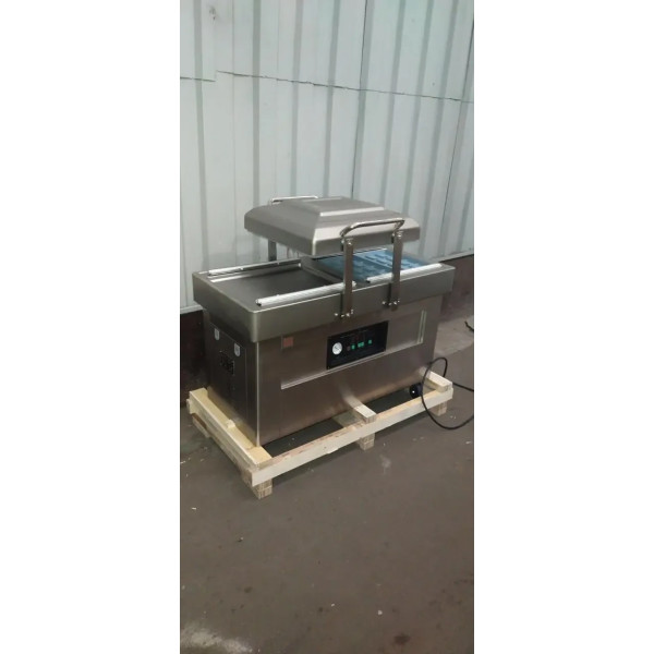 Двухкамерный вакуумный упаковщик вакууматор Vektor DZ-600/2CB (2 запаечные планки 600 мм)