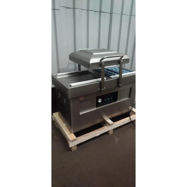 Двухкамерный вакуумный упаковщик вакууматор Vektor DZ-600/2CB (2 запаечные планки 600 мм)