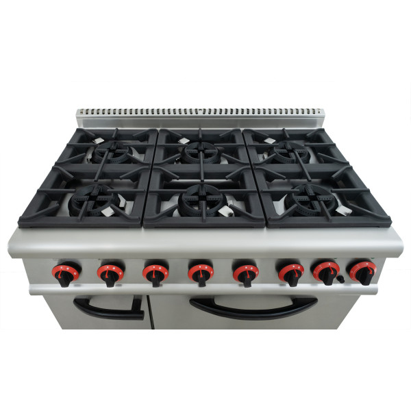 Плита газова з електричною духовкою GoodFood GP6AFLNG